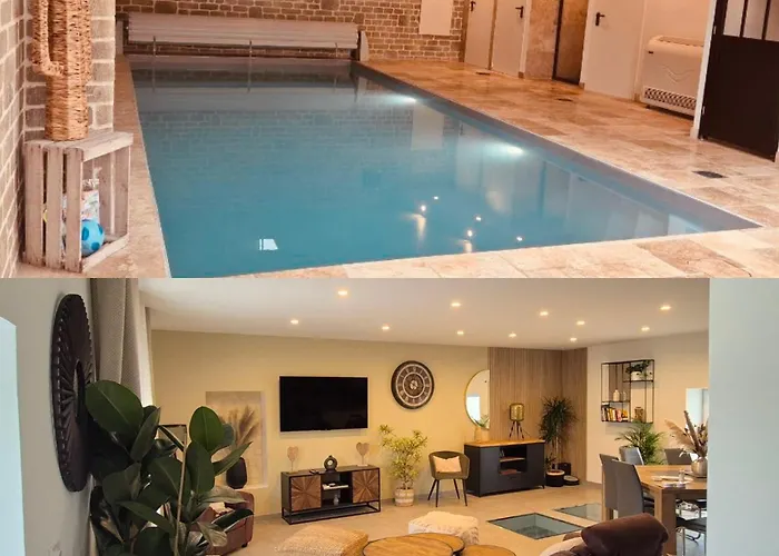 Willa Terre & Avec Piscine Interieure Proche Cabourg *